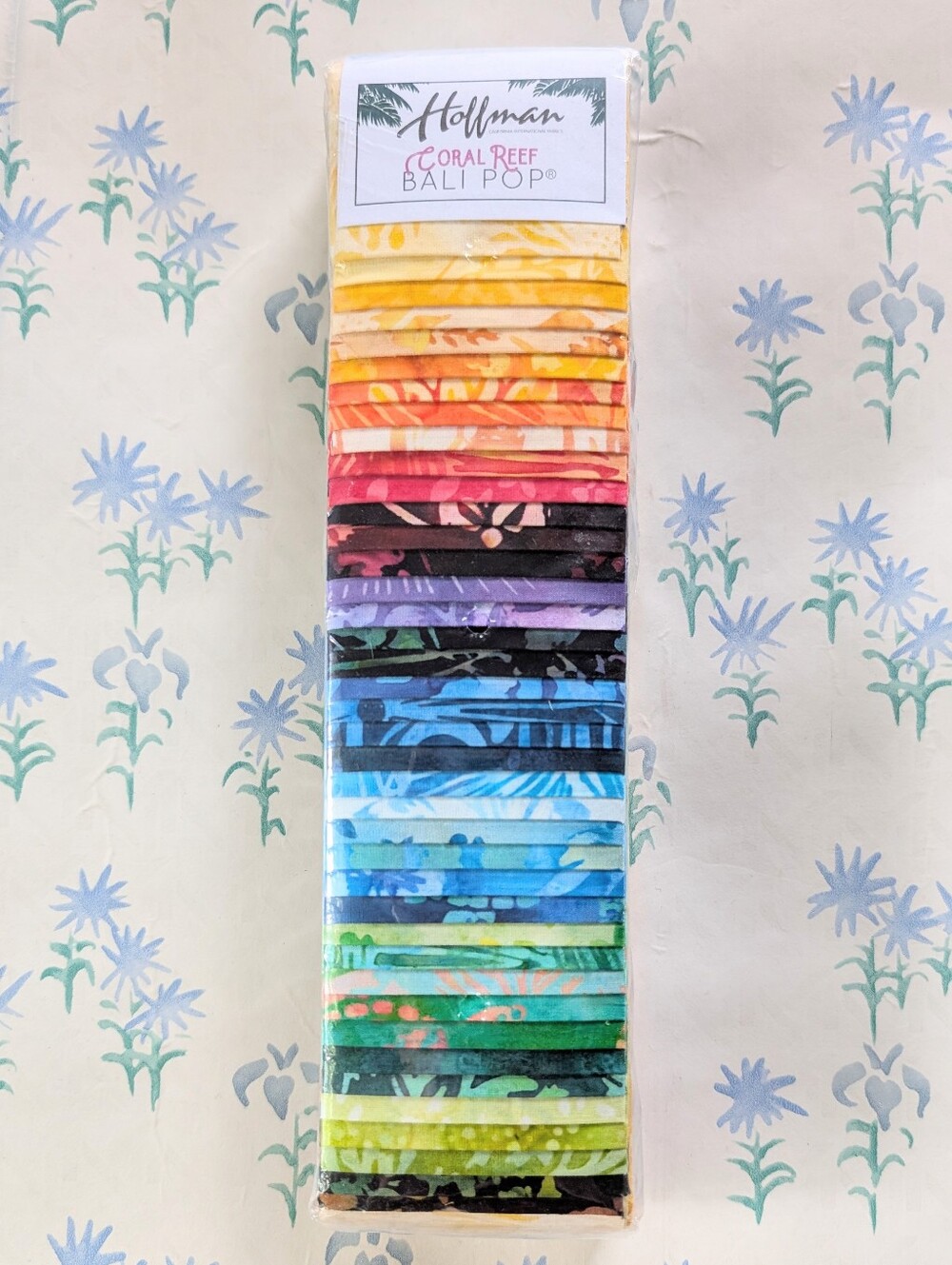 Hoffman Fabrics Bali Pop Cotton Jelly Roll NEW Coral Reef 42" Strips Quilting